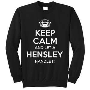 Hensley Funny Surname Family Tree Birthday Reunion Gift Idea Sweatshirt