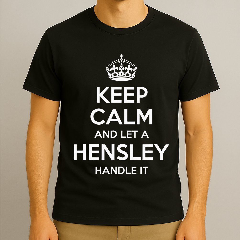Hensley Funny Surname Family Tree Birthday Reunion Gift Idea T-Shirt
