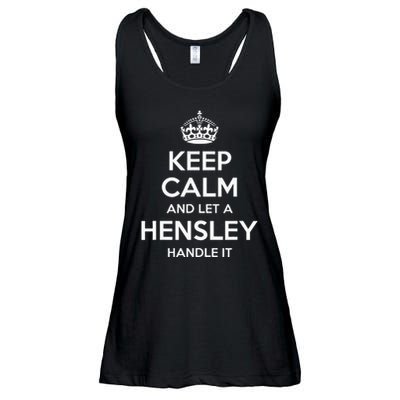 Hensley Funny Surname Family Tree Birthday Reunion Gift Idea Ladies Essential Flowy Tank