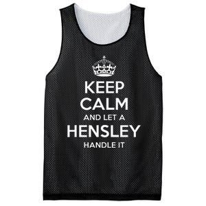 Hensley Funny Surname Family Tree Birthday Reunion Gift Idea Mesh Reversible Basketball Jersey Tank