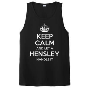 Hensley Funny Surname Family Tree Birthday Reunion Gift Idea PosiCharge Competitor Tank