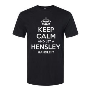 Hensley Funny Surname Family Tree Birthday Reunion Gift Idea Softstyle CVC T-Shirt