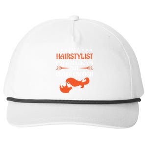 Hairdresser Funny Saying Gift Idea Hairy Christmas Gift Snapback Five-Panel Rope Hat