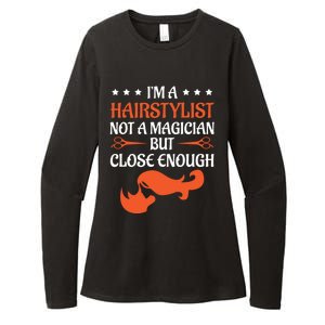 Hairdresser Funny Saying Gift Idea Hairy Christmas Gift Womens CVC Long Sleeve Shirt