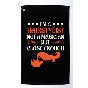 Hairdresser Funny Saying Gift Idea Hairy Christmas Gift Platinum Collection Golf Towel