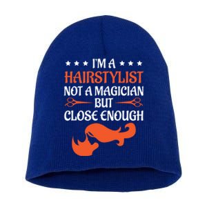 Hairdresser Funny Saying Gift Idea Hairy Christmas Gift Short Acrylic Beanie