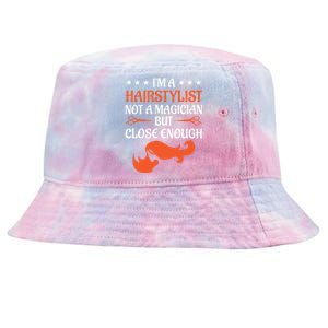 Hairdresser Funny Saying Gift Idea Hairy Christmas Gift Tie-Dyed Bucket Hat