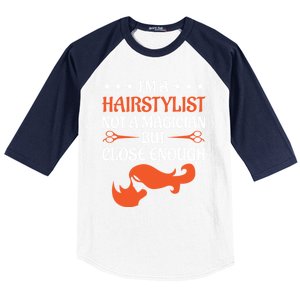 Hairdresser Funny Saying Gift Idea Hairy Christmas Gift Baseball Sleeve Shirt