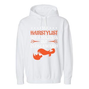 Hairdresser Funny Saying Gift Idea Hairy Christmas Gift Garment-Dyed Fleece Hoodie