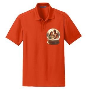 Holy Family Snow Globe Dry Zone Grid Polo