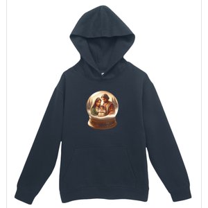 Holy Family Snow Globe Urban Pullover Hoodie