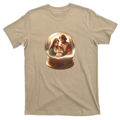 Holy Family Snow Globe T-Shirt