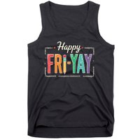 Happy Friyay Teacher Essentials Tank Top