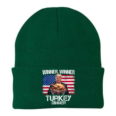 Humor Funny Trump Winner Winner Turkey Dinner Thanksgiving Knit Cap Winter Beanie