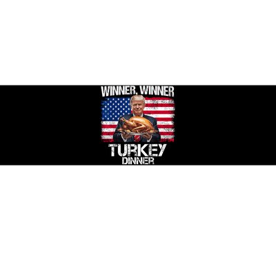 Humor Funny Trump Winner Winner Turkey Dinner Thanksgiving Bumper Sticker