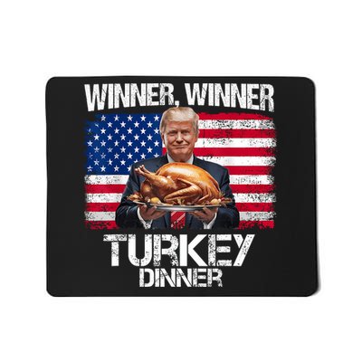 Humor Funny Trump Winner Winner Turkey Dinner Thanksgiving Mousepad