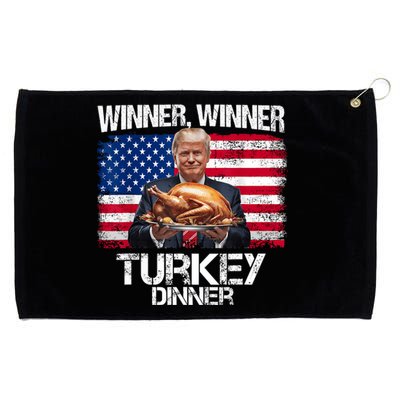 Humor Funny Trump Winner Winner Turkey Dinner Thanksgiving Grommeted Golf Towel