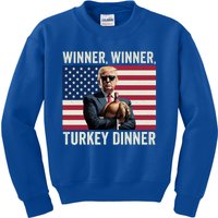 Humor Funny Trump Winner Winner Turkey Dinner Thanksgiving Cool Gift Kids Sweatshirt