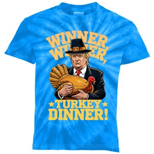 Humor Funny Trump Winner Winner Turkey Dinner Thanksgiving Gift Kids Tie-Dye T-Shirt