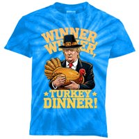 Humor Funny Trump Winner Winner Turkey Dinner Thanksgiving Gift Kids Tie-Dye T-Shirt