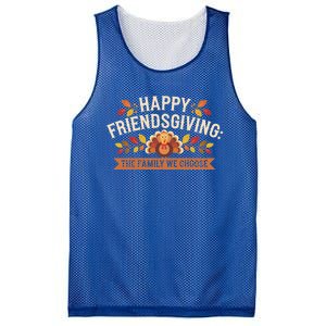 Happy Friendsgiving Thanksgiving Fall Give Thanks Family Gift Mesh Reversible Basketball Jersey Tank