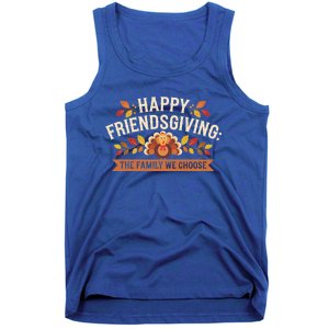 Happy Friendsgiving Thanksgiving Fall Give Thanks Family Gift Tank Top