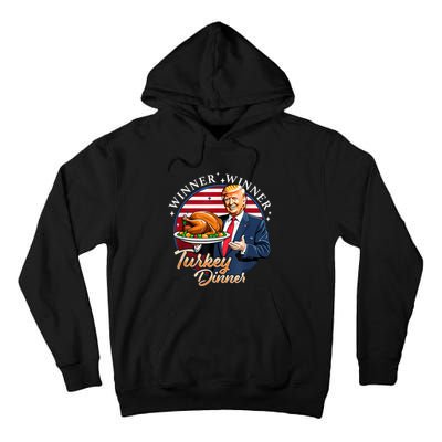 Humor Funny Trump Winner Winner Turkey Dinner Thanksgiving Tall Hoodie