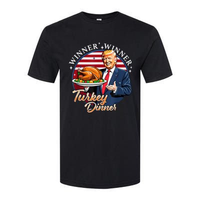 Humor Funny Trump Winner Winner Turkey Dinner Thanksgiving Softstyle CVC T-Shirt