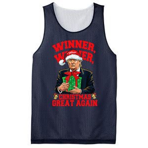 Humor Funny Trump Winner Winner Christmas Great Again Mesh Reversible Basketball Jersey Tank