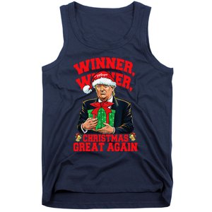 Humor Funny Trump Winner Winner Christmas Great Again Tank Top