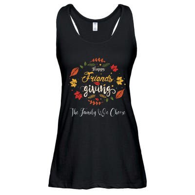 Happy Friendsgiving Turkey Friends Giving Ladies Essential Flowy Tank