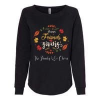 Happy Friendsgiving Turkey Friends Giving Womens California Wash Sweatshirt