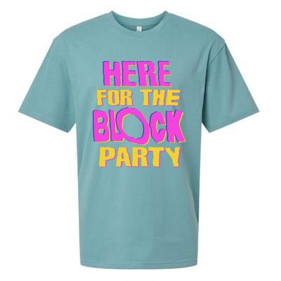 Here For The Block Party Sueded Cloud Jersey T-Shirt