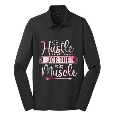 Hustle For The Muscle Gift Silk Touch Performance Long Sleeve Polo