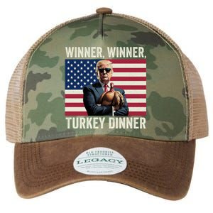 Humor Funny Trump Winner Winner Turkey Dinner Thanksgiving Gift Legacy Tie Dye Trucker Hat