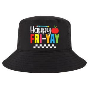 Happy Friyay Teacher Funny Friyay Friday Weekend Teachers Cool Comfort Performance Bucket Hat