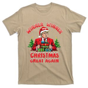 Humor Funny Trump Winner Winner Christmas Great Again T-Shirt