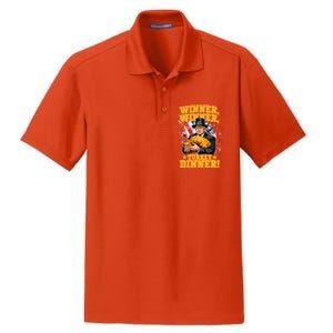 Humor Funny Trump Winner Winner Turkey Dinner Thanksgiving Meaningful Gift Dry Zone Grid Polo