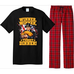 Humor Funny Trump Winner Winner Turkey Dinner Thanksgiving Meaningful Gift Pajama Set