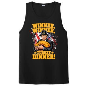 Humor Funny Trump Winner Winner Turkey Dinner Thanksgiving Meaningful Gift PosiCharge Competitor Tank