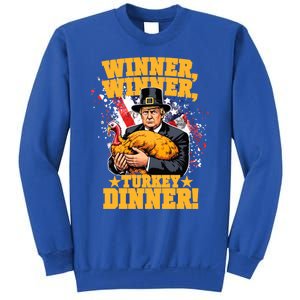 Humor Funny Trump Winner Winner Turkey Dinner Thanksgiving Meaningful Gift Sweatshirt