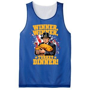 Humor Funny Trump Winner Winner Turkey Dinner Thanksgiving Meaningful Gift Mesh Reversible Basketball Jersey Tank