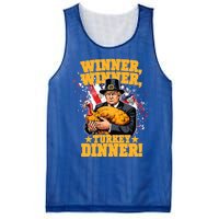 Humor Funny Trump Winner Winner Turkey Dinner Thanksgiving Meaningful Gift Mesh Reversible Basketball Jersey Tank