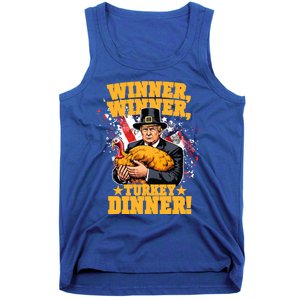 Humor Funny Trump Winner Winner Turkey Dinner Thanksgiving Meaningful Gift Tank Top