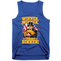 Humor Funny Trump Winner Winner Turkey Dinner Thanksgiving Meaningful Gift Tank Top