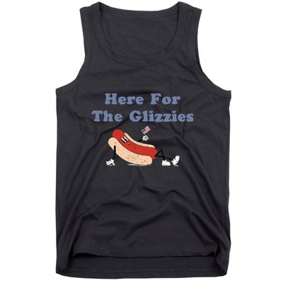 Here For The Glizzies 4th Of July Tank Top