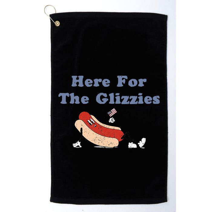 Here For The Glizzies 4th Of July Golf Towel