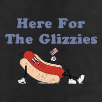 Here For The Glizzies 4th Of July Golf Towel