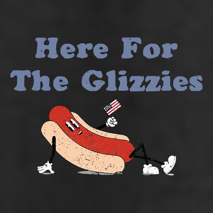 Here For The Glizzies 4th Of July Golf Towel