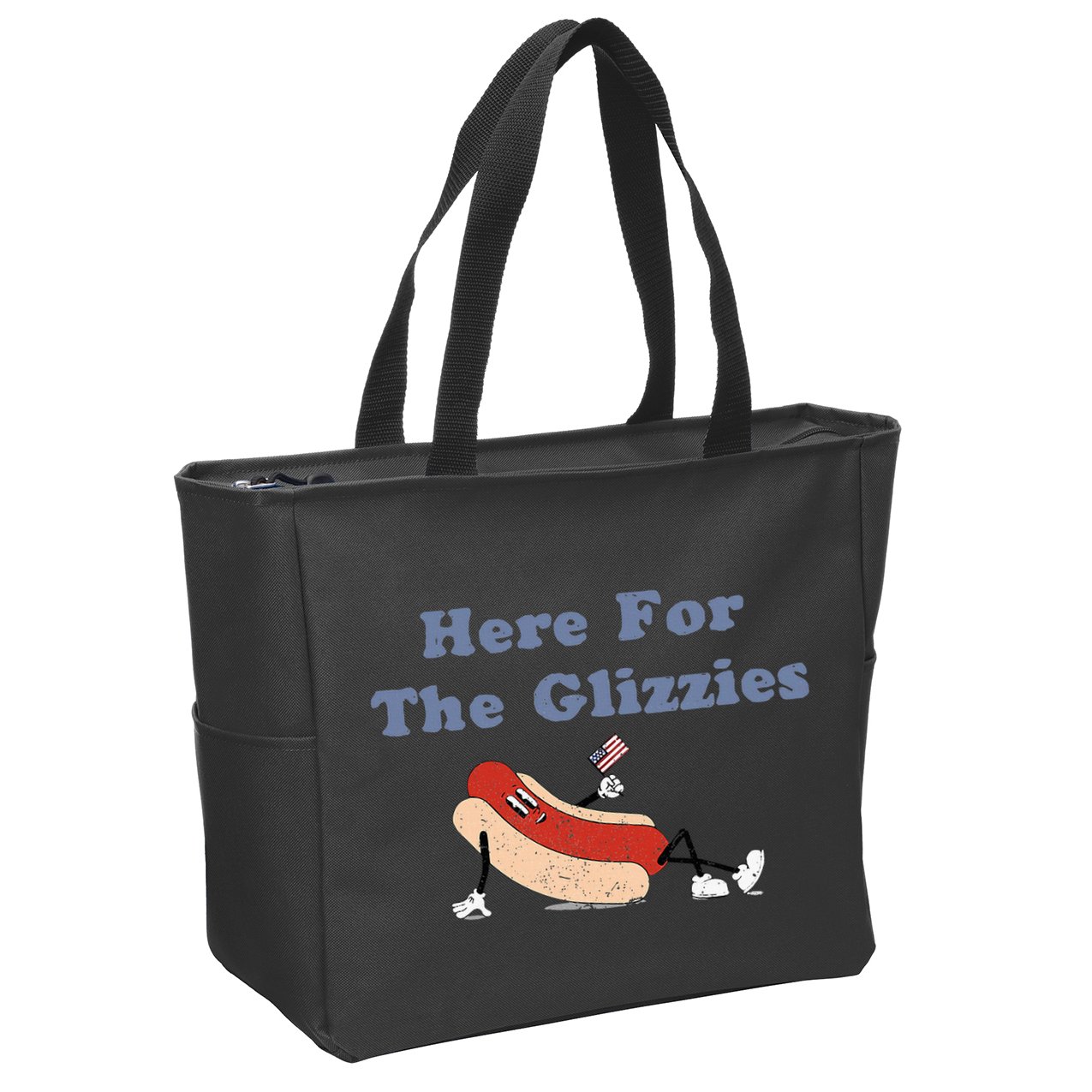 Here For The Glizzies 4th Of July Zip Tote Bag